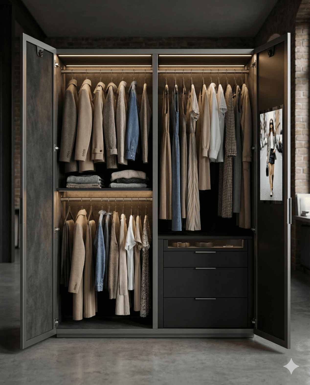 GlanceLook mobile landing visual from the concept document